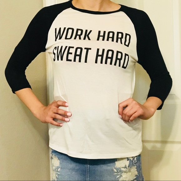 ‼️SOLD OUT‼️Work Hard top - Picture 2 of 3